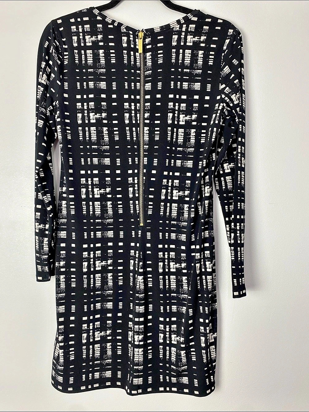 Michael Kors Geometric Mini Dress in Black & White Like New
